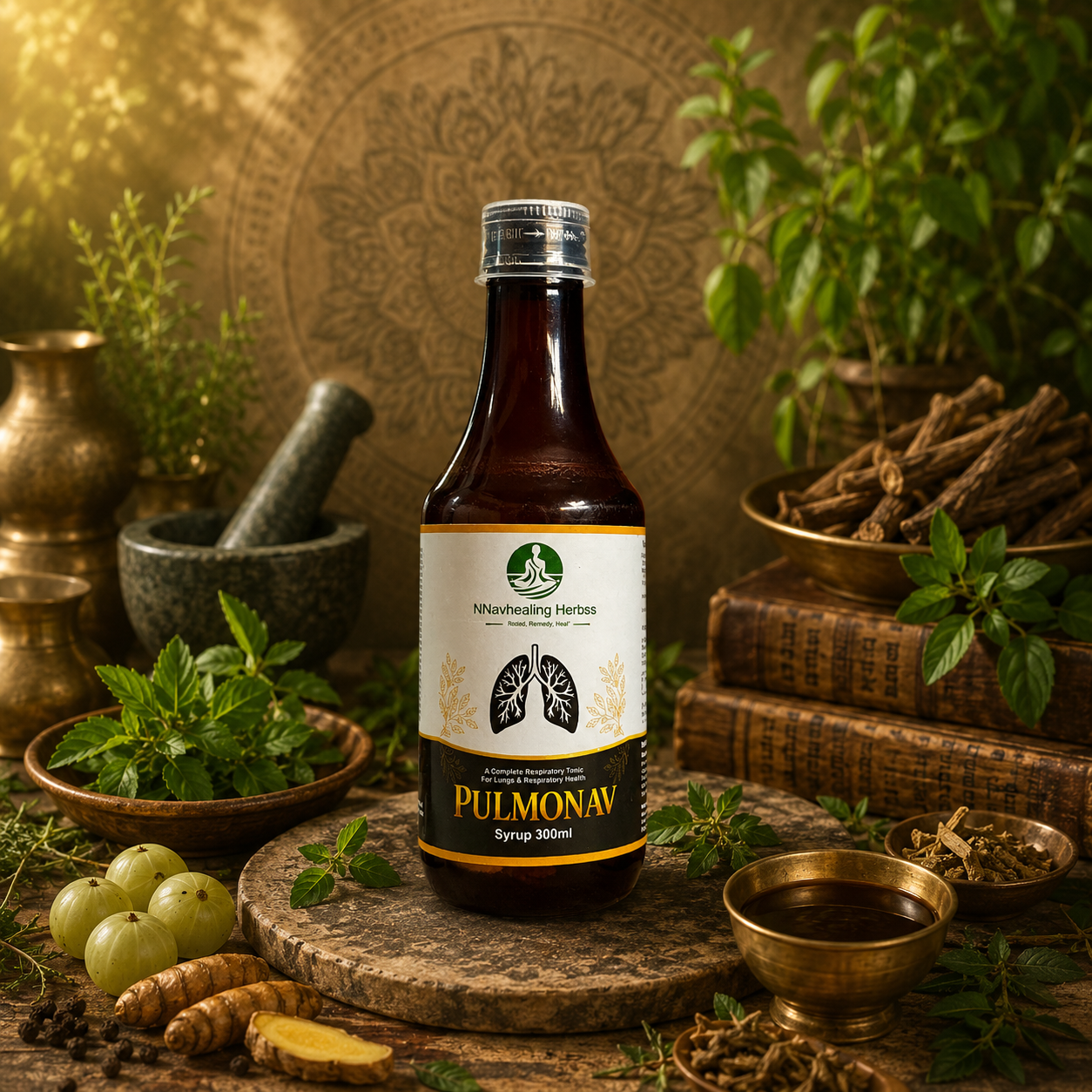Pulmonav Syrup — 28-herb classical respiratory tonic